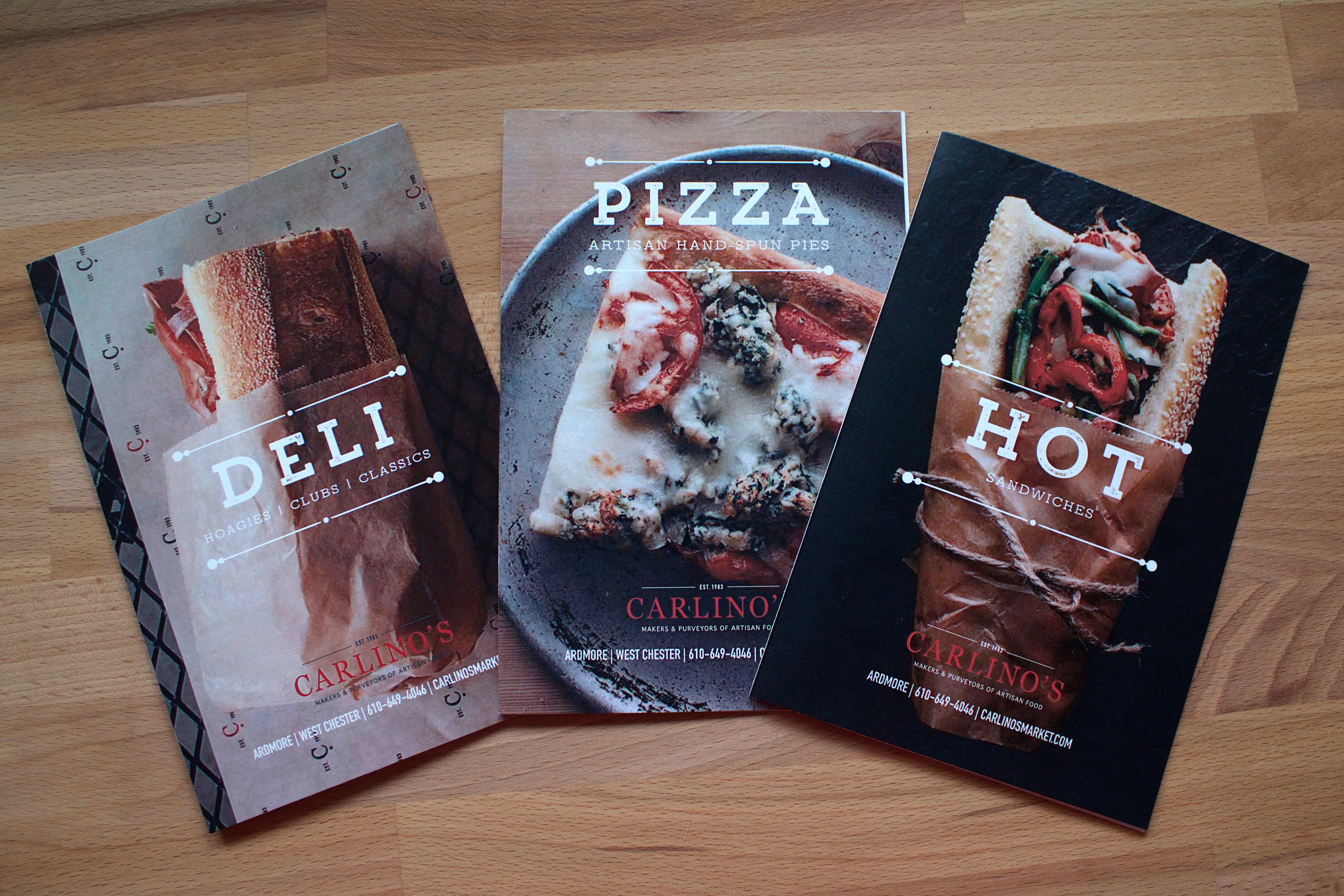 Carlino’s menu collection