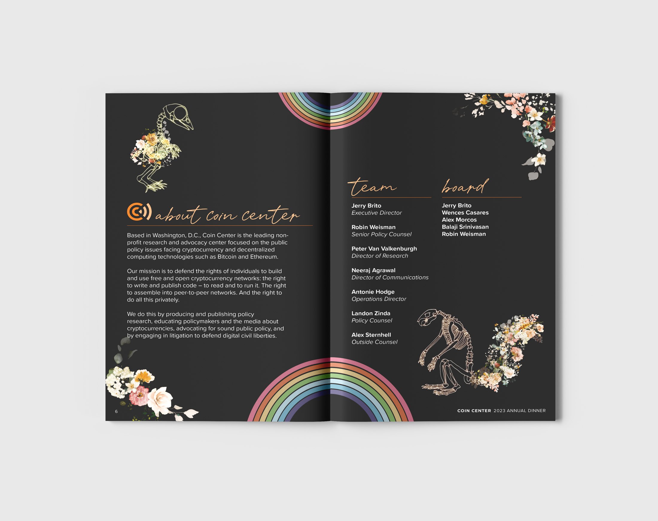 Coin Center event collateral detail