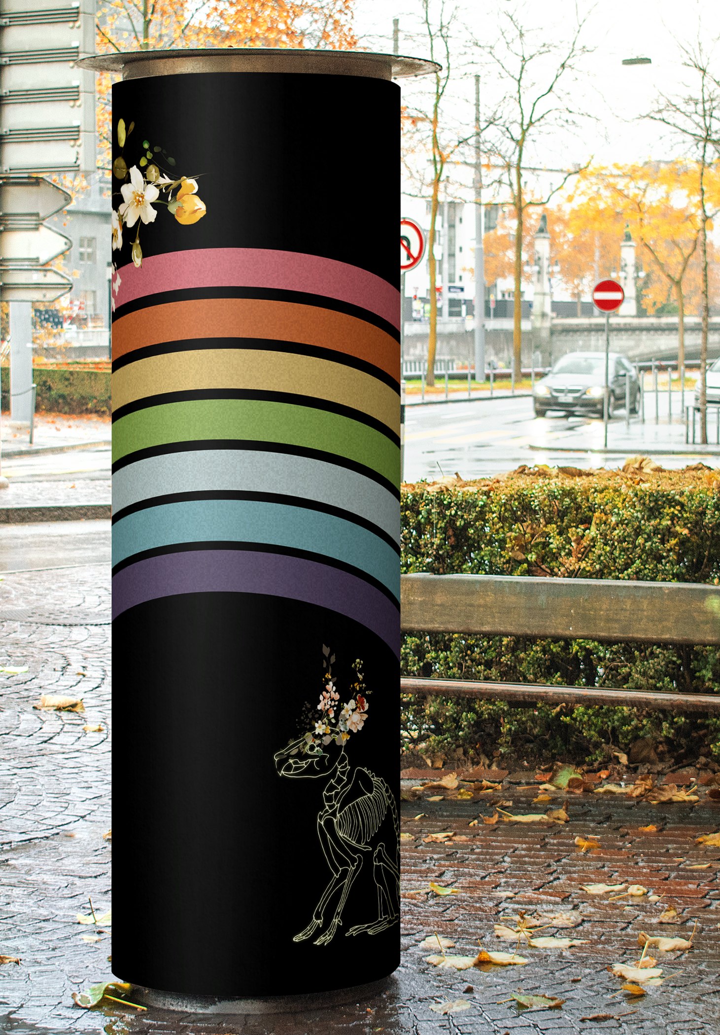 Coin Center advertising design